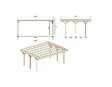 ALTANKA - Carport, abri de voiture  6.06x5.03 m - 30 m2 - couverture PVC  - CAR5PVCTR - vignette