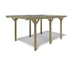 ALTANKA - Carport, abri de voiture  3.04x5.12 m - 15.56 m2 - couverture PVC  - CAR10PVCTR - vignette