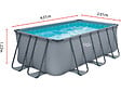 HABITAT ET JARDIN - Piscine tubulaire "Ludo 2" - 4,01 x 2,01 x 1,22 m - Filtration 2,3 m3/h - vignette