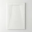 CERAMIA - Ceramia PixL 120x90 cm receveur de douche rectangulaire à poser en résine composite, surface effet pierre, blanc (CERAPX12090W) : - vignette