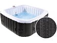 HABITAT ET JARDIN - Spa Gonflable Nice en PVC - 6 places - Marron/Crème - vignette