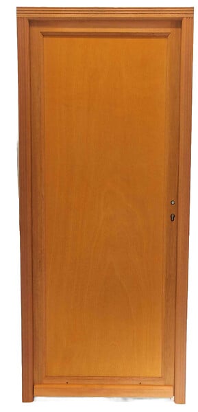 GD MENUISERIES - Porte De Service Bois pleine Armagos, H200 x L80 cm Côte Tableau p. Gauche - large
