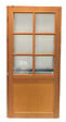 GD MENUISERIES - Porte De Service Bois Vitrée Naxos, H200 x L80 Côte Tableau, p.Droit (Poignée, Barillet ref 01245F924) - vignette