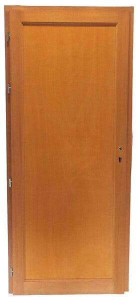 GD MENUISERIES - Porte De Service Bois pleine Armagos, H200 x L80 Côte Tableau, p.Droit (Poignée, Barillet ref 01245F924) - large