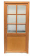 GD MENUISERIES - Porte De Service Bois Vitrée Naxos, H200 x L90 cm Côte Tableau p.Droit - vignette