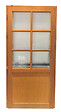 GD MENUISERIES - Porte De Service Bois Vitrée Naxos, H200 x L90 cm Côte Tableau p.Droit - vignette