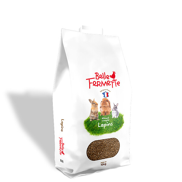 BELLE FERMETTE - Aliment pour Lapins 10 kg - Belle Fermette - large