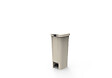 BRABANTIA - Poubelle à pédale en plastique recyclé - Beige - 40L - vignette