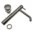 FERRO - CIRICULUS XL Robinet mitigeur haut gris brossé + bonde - vignette