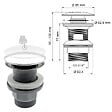 FERRO - CIRICULUS Robinet mitigeur chrome brillant + bonde - vignette