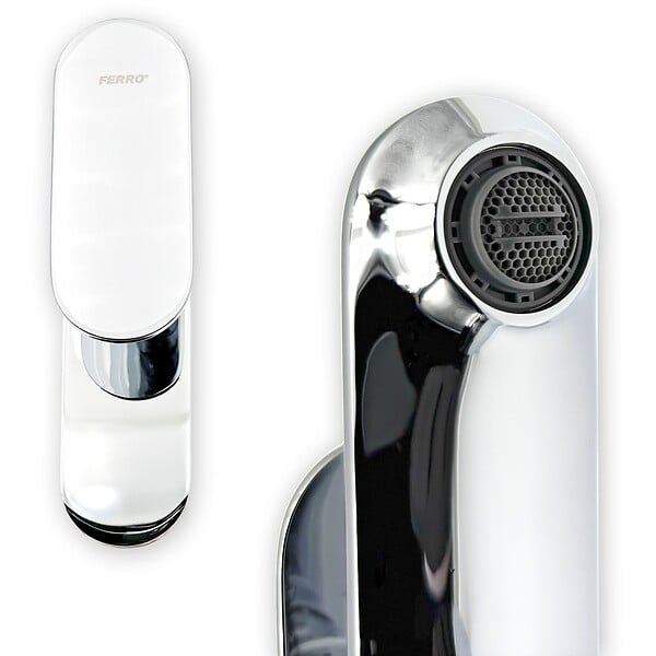 FERRO - TALASSA Robinet mitigeur chrome brillant - large