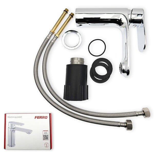 FERRO - TALASSA Robinet mitigeur chrome brillant - large