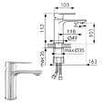 FERRO - TALASSA Robinet mitigeur chrome brillant - vignette