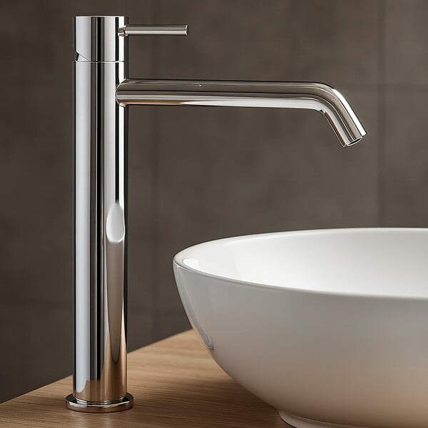 FERRO - CIRICULUS XL Robinet mitigeur haut chrome brillant + bonde - large