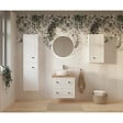 NATUREL - Naturel Meuble de salle de bain haut Naturel Forli 40x78,5x22 cm blanc (FORLIN40BI) - vignette