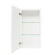 NATUREL - Naturel Meuble de salle de bain haut Naturel Forli 40x78,5x22 cm blanc (FORLIN40BI) - vignette