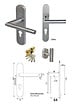 GD MENUISERIES - Porte d'entrée Bois Vitrée Marine, H215 x L90 cm Côte Tableau p.Gauche (Poignée, Barillet ref IN158RPL2 - IN303NEW) - vignette