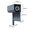 AVOSDIM - Volet roulant electrique radio Alu Gris Anthracite - L120 x H120 cm - Motorise avec telecommande incluse - Recoupable - vignette