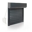 AVOSDIM - Volet roulant manuel a sangle Alu Gris Anthracite - L120 x H120 cm - Manoeuvre manuelle - Recoupable - vignette