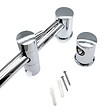 FERRO - PHILA Barre de douche avec support réglable chrome brillant - vignette