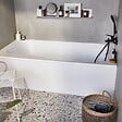 JACOB DELAFON - Tablier frontal baignoire rectangulaire + pare bain, blanc brillant Installation en niche - vignette