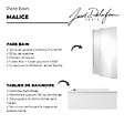 JACOB DELAFON - Tablier frontal baignoire rectangulaire + pare bain Installation en niche, blanc mat - vignette