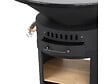 HABITAT ET JARDIN - Barbecue plancha brasero à charbon et bois "Cesar premium" - Ø 81 cm - Noir - vignette