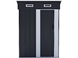 HABITAT ET JARDIN - Abri de jardin métal porte coulissante "Memphis" - 1,36 m² - Gris - vignette