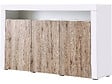 HABITAT ET JARDIN - Buffet LED "Bogota" - 155 x 40 x 92 cm - Chêne / Blanc laqué - vignette