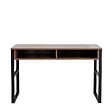 HABITAT ET JARDIN - Bureau en bois "Nove" - 120 x 60 x 75 cm - Noyer - vignette