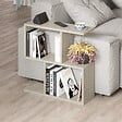 HABITAT ET JARDIN - Table basse en bois "Homemania" - 60 x 60 x 20 cm - Beige - vignette