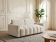 HABITAT ET JARDIN - Canapé lit convertible express "Isadora" - Matelas 18 cm - Couchage 140 cm - 3 places - Beige - vignette
