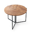 HABITAT ET JARDIN - Table à manger en bois "Yaprak" - 100 x 100 x 72 cm - Pin atlantique - vignette