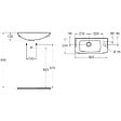 IDEAL STANDARD - Ideal Standard EUROVIT LAVE-MAINS 125 X 500 X 235 MM, BLANC (R421901) - vignette