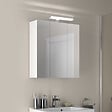 ALLIBERT - Armoire miroir de toilette éclairante 80 cm  Juno 3 portes - vignette