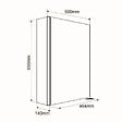 ALLIBERT - Armoire de toilette éclairante Stella 50 cm 1 porte - vignette