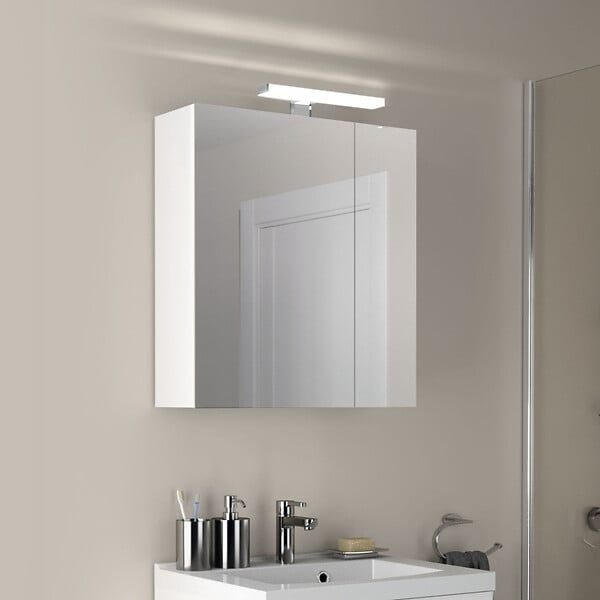 ALLIBERT - Armoire de toilette éclairante 60 cm Juno - large