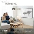TECTAKE - Support mural TV 32"- 100" orientable et inclinable noir - vignette