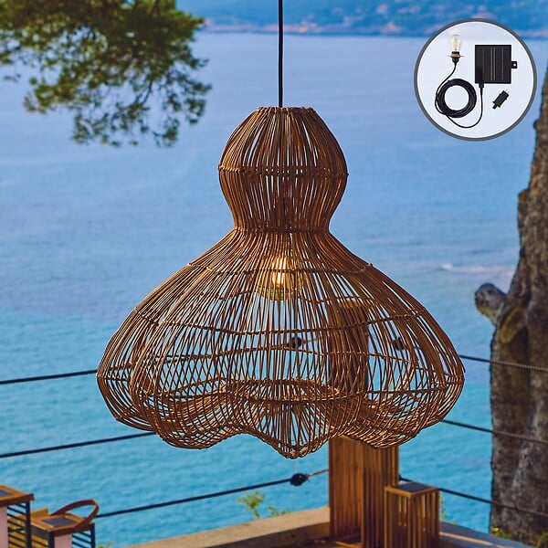 LUMISKY - Suspension solaire bohème RONDA SOLAR H60cm - large
