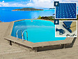 HABITAT ET JARDIN - Piscine bois " Miami 145 " - 4.86 x 3.36 x 1.45 m + Bâche à bulles 180 µ + Bâche hiver 280 gr/m² - vignette