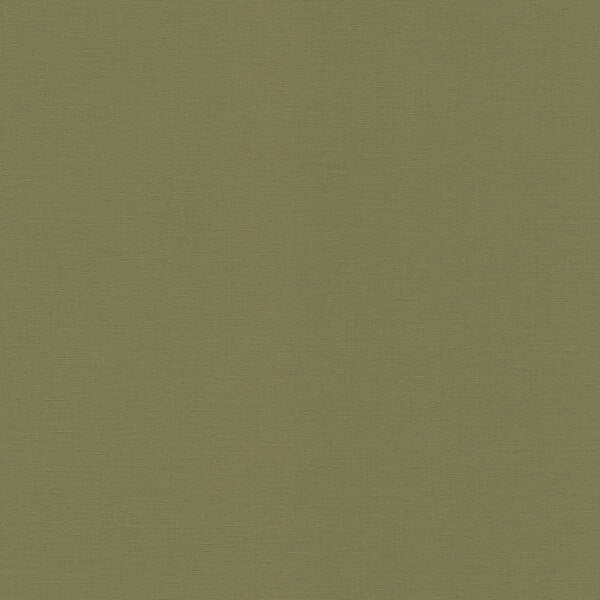 RASCH - Papier peint intissé uni Florentine - Kaki - 10,05x0,53m - large
