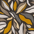RASCH - Papier peint vinyle intissé Abstract Botanical - Noir/jaune - vignette