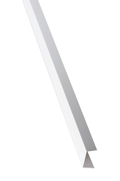 SPTD - Profil en U PVC adhésif blanc - L.2,6m - large
