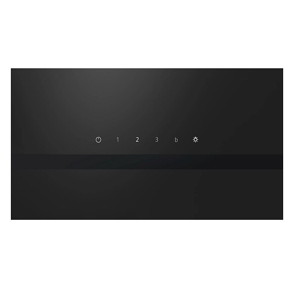 SIEMENS - Hotte Décorative Inclinée 60cm 550m3/h Noir - LC65KDK60 - large