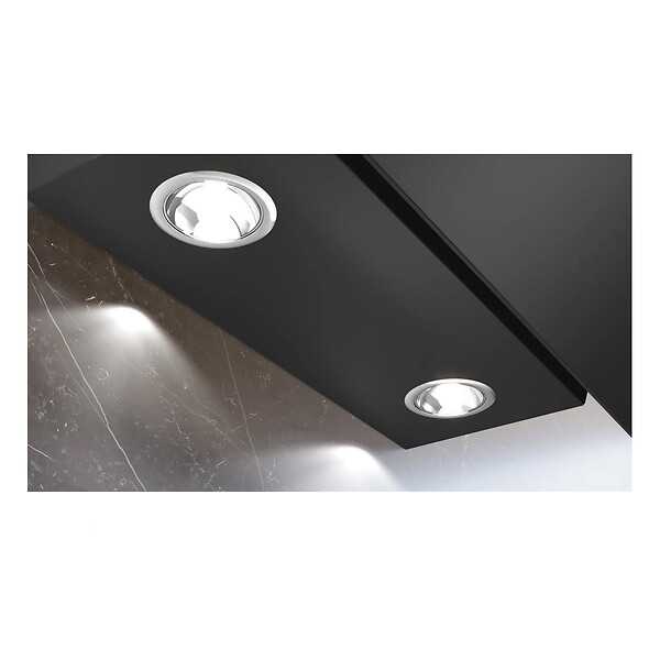 SIEMENS - Hotte Décorative Inclinée 60cm 550m3/h Noir - LC65KDK60 - large