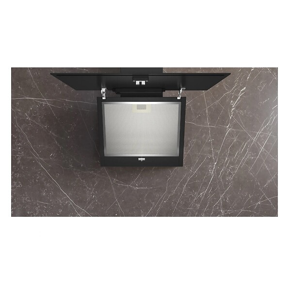 SIEMENS - Hotte Décorative Inclinée 60cm 550m3/h Noir - LC65KDK60 - large