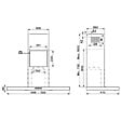 ROBLIN - Hotte Décorative 90cm 66db 700m3/h Inox - 6850896 - vignette