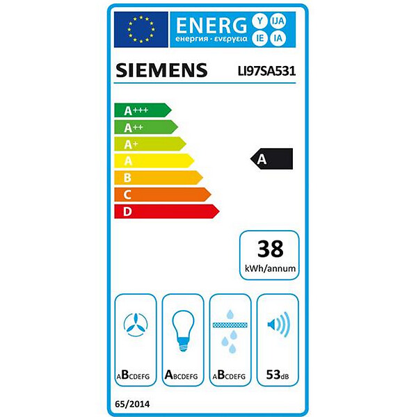 SIEMENS - Hotte Télescopique 90cm  729 M3/h Silver - LI97SA531 - large
