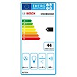 BOSCH - Hotte Décorative Inclinée 80cm 550m3/h Noir - DWK85DK60 - vignette