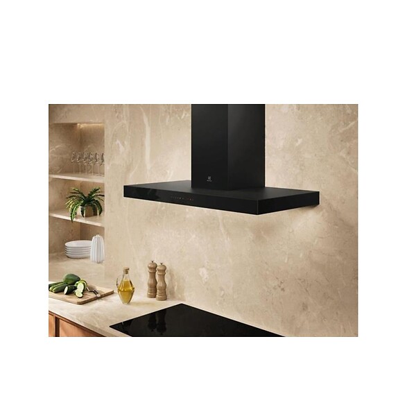 ELECTROLUX - hotte décorative murale 90cm 515m3/h noir - LFT819K - large